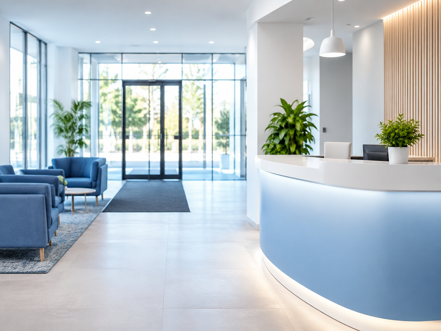 Nettoyage des zones visibles par les clients